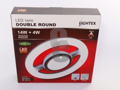 Осветително тяло РИНГ 14W + 4W LED